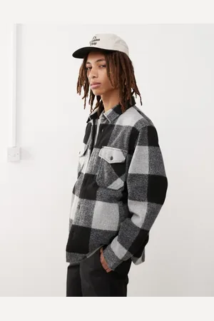Vans Chaqueta negra con acabado mullido Denby de