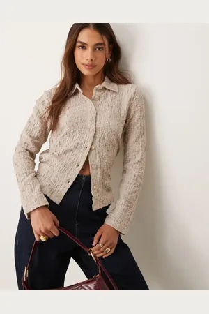 JDY Camisa texturizada de -Neutro