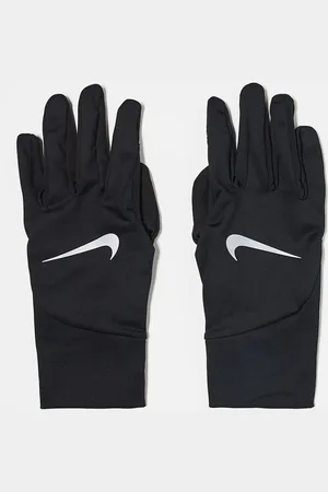 Nike Guantes negros para correr ligeros Pacer de