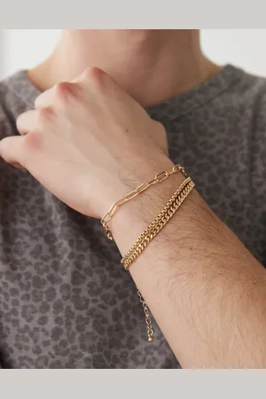 FADED FUTURE Pack de 3 pulseras de cadena de
