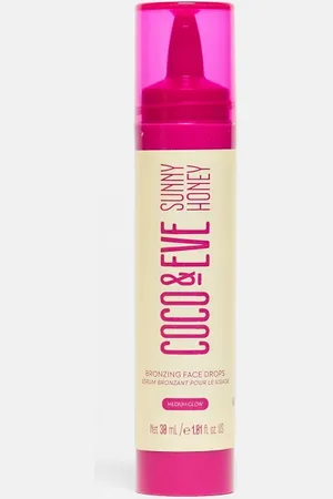 Coco & Eve Gotas bronceadoras para el rostro Sunny Honey en tono medio de 30 ml de
