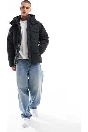 Barbour Chaqueta negra acolchada Haze de