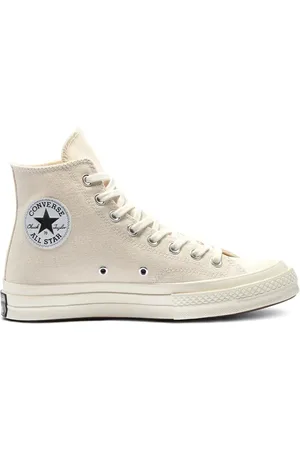 Converse Zapatillas de deporte beis de lona vintage Chuck 70 Hi de -Blanco