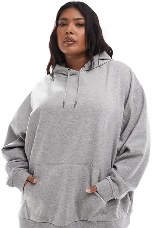ASOS Sudadera extragrande con capucha de ASOS DESIGN Curve