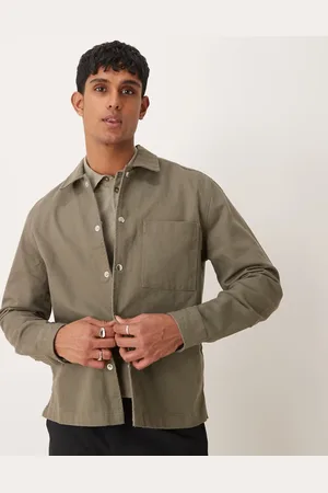 New Look Sobrecamisa de sarga de -Verde
