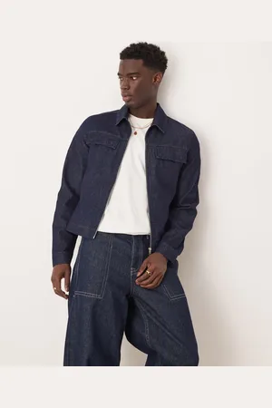 ASOS Chaqueta Harrington de denim crudo de (parte de un conjunto)