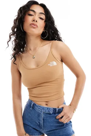 The North Face Top corto de tirantes exclusivo en ASOS de - neutro