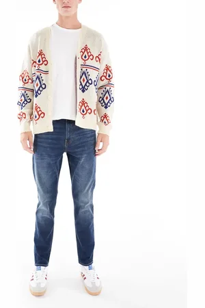 Hollister Vaqueros azul lavado de corte pitillo de