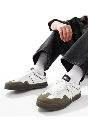 Tommy Hilfiger Zapatillas de deporte blancas con suela de goma Greenwich Retro de -Blanco