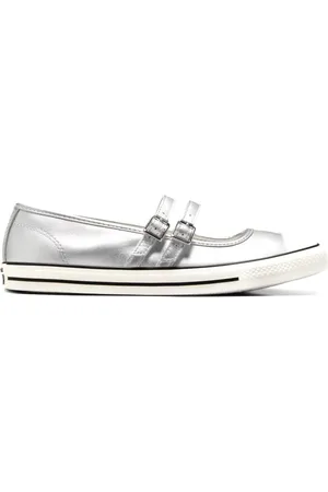 Converse Merceditas plateadas Chuck Taylor All Star Dainty Ox de
