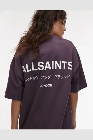 AllSaints Camiseta morado cósmico extragrande de Underground