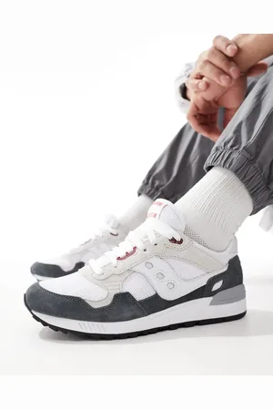 Saucony Zapatillas de deporte blancas y grises Originals Shadow 5000 de