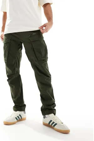 G-Star Pantalones cargo caquis de corte tapered con detalles tridimensionales Rovic de