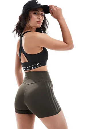 adidas Leggings de 4" verdes Optime de adidas Training