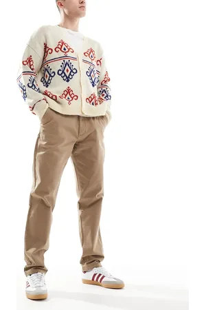 Farah Chinos de corte estándar de sarga Norwood de - neutro