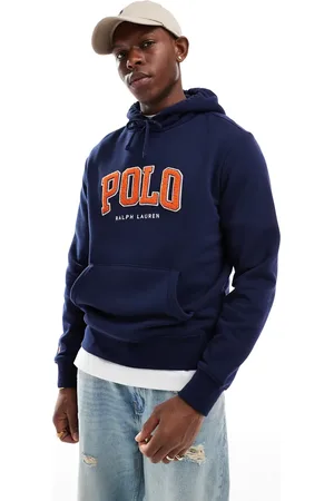 Ralph Lauren Sudadera de felpa con capucha y aplicación de chenilla de