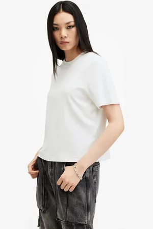 AllSaints Camiseta blanca Lisa de