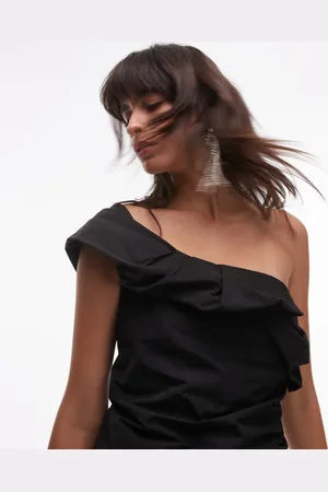 ARKET Top corsetero asimétrico con detalle retorcido en el tirante de