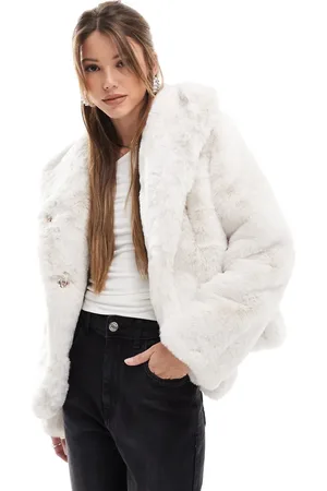 Morgan Chaqueta blanca de piel sintética de -Blanco