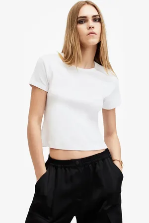 AllSaints Camiseta blanco óptico Stevie de
