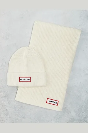 Hunter Set antiguo de gorro y bufanda unisex de