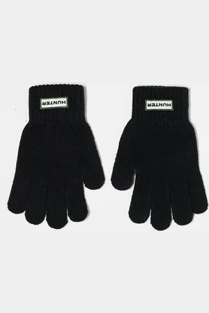 Hunter Guantes negros unisex de