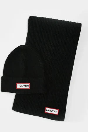 Hunter Set de gorro y bufanda unisex de
