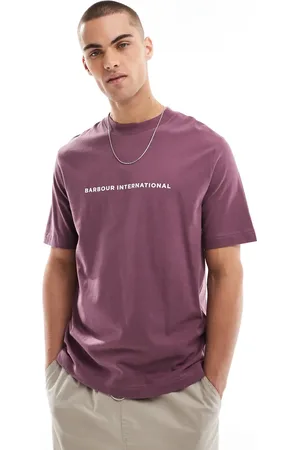 Barbour Camiseta color Motored de -Rojo
