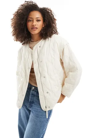 French Connection Chaqueta color guateada de -Blanco