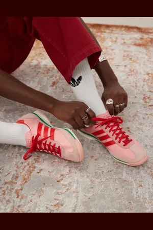 adidas Zapatillas de deporte rosas y rojas SL 72 OG de