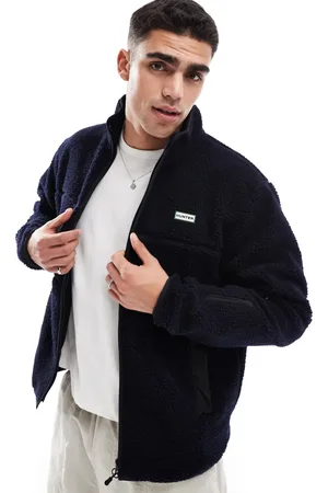 Hunter Chaqueta de sherpa con forro en contraste Milan de