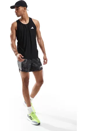 adidas Camiseta negra sin mangas Own the Run de adidas Running