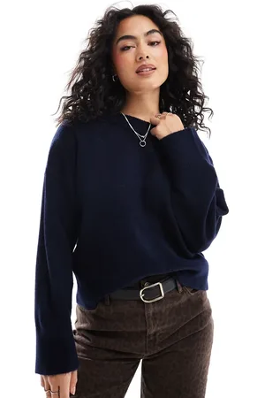 ASOS Jersey de corte cuadrado con cuello redondo de