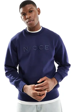 Nicce London Sudadera con cuello redondo y logo de