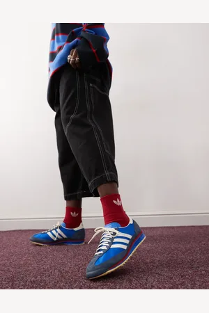 adidas Zapatillas de deporte azules y blancas SL 72 OG de