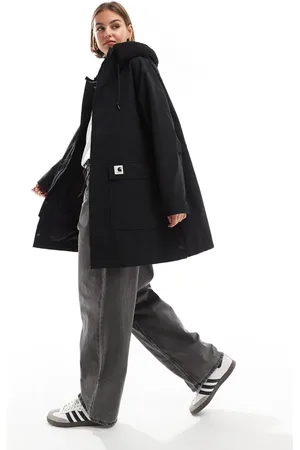 Carhartt Parka negra Clarton de