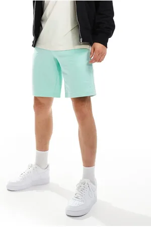 Champion Pantalones cortos color de estilo bermudas de -Azul