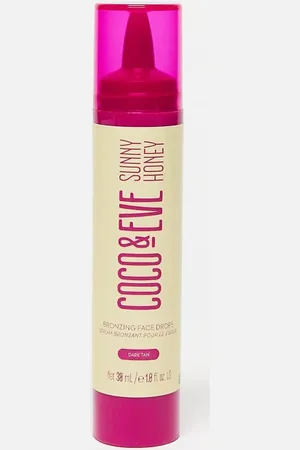 Coco & Eve Gotas autobronceadoras para el rostro muy oscuras Sunny Honey de 30 ml de