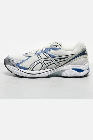 Asics Zapatillas de deporte blancas, plateadas y azules unisex Gel-2160 de