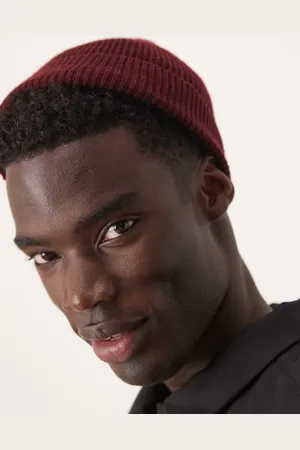ASOS Gorro pequeño de estilo pescador de canalé de -Rojo