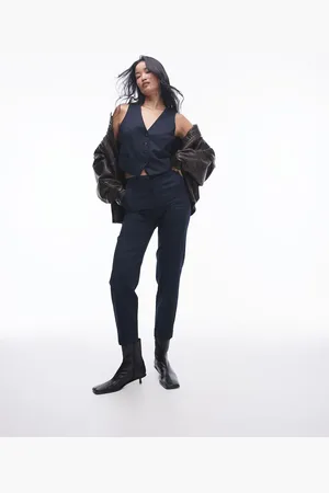 MANGO Pantalones de traje de corte slim de (parte de un conjunto)