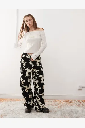 COLLUSION Pantalones holgados con de -Multicolor