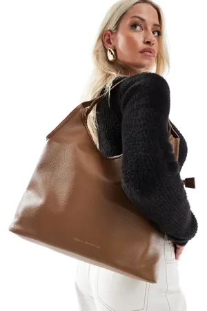 French Connection Bolso shopper marrón moca holgado de