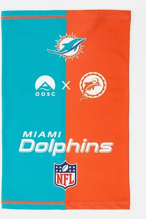 OOSC Braga para el cuello de esquí con diseño de los Miami Dolphins de x NFL-Azul