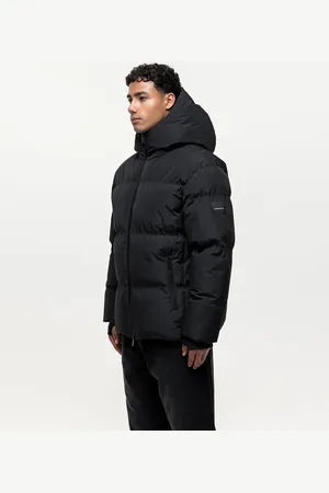 Good For Nothing Chaqueta acolchada negra con cuello alto de