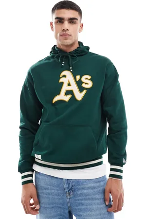 New Era Sudadera con capucha y diseño de los Oakland Athletics de