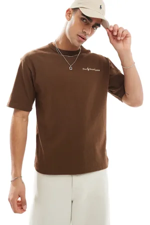 Ralph Lauren Camiseta extragrande y holgada con logo de texto y jugador de tejido grueso de
