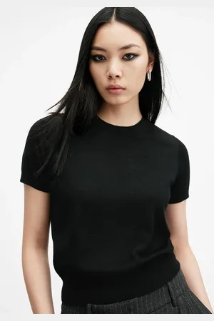 AllSaints Camiseta negra Bern de