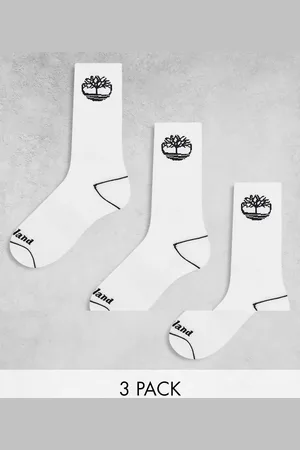Timberland Pack de 3 pares de calcetines blancos Bowden de