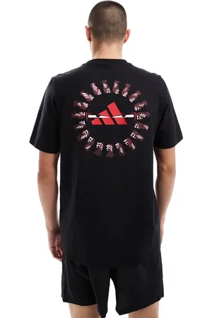 adidas Camiseta negra con estampado gráfico Predator History de
